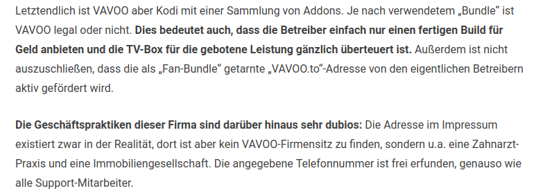 Vavoo - Das sollten Sie wissen