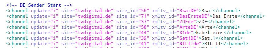 EPG im Eigenbau mit WebGrab++