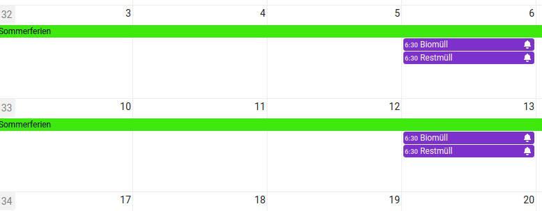 Kalender zum ausdruck3n einfach 5 Nextcloud Kalender