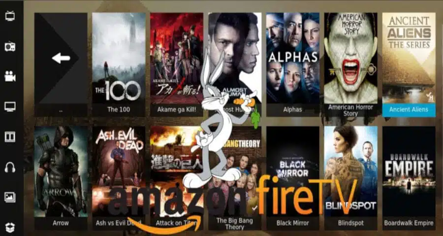 Kodi Fire TV Oberfläche