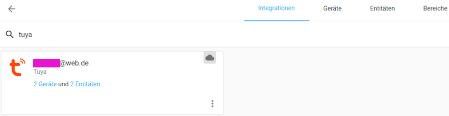 Tuya Integration HA