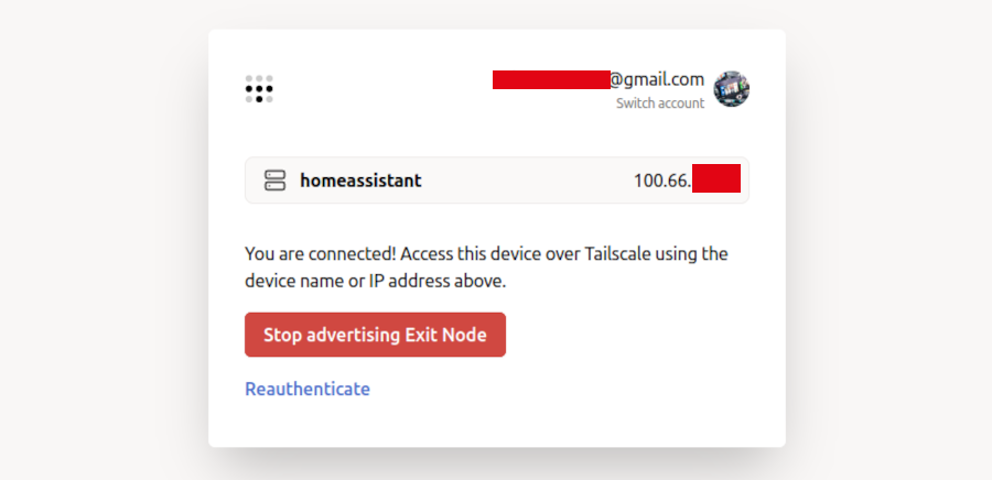 Home Assistant Fernzugriff mit Tailscale