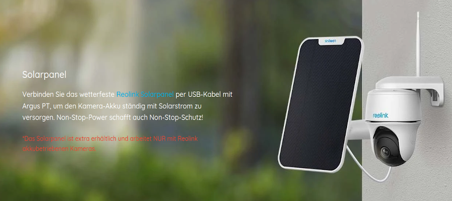 Videoüberwachung mit Reolink Argus PT