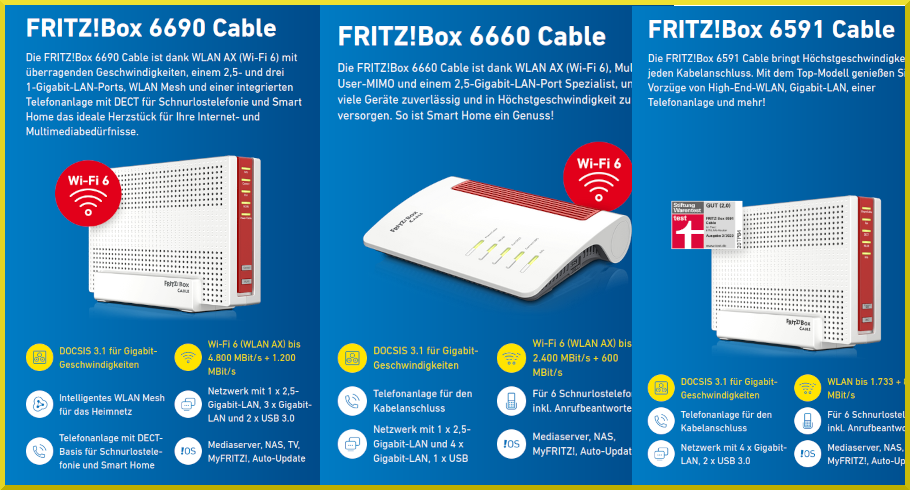 Kabelfernsehen auf Fire TV - Fritzbox Cabel Modelle