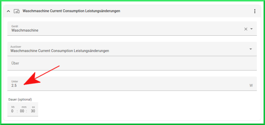 TP-Link HS110 Steckdose Integration und Automatisierung. Waschmaschine ist fertig.