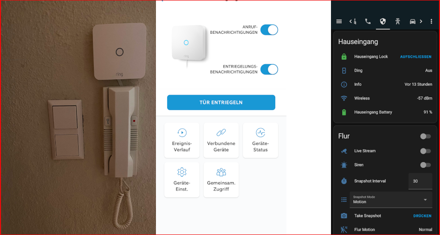 Home Assistant und Ring Intercom